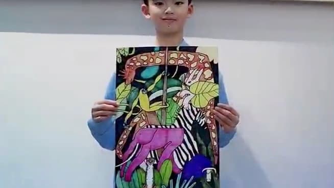 世界青少年美术大展 · 展示画作